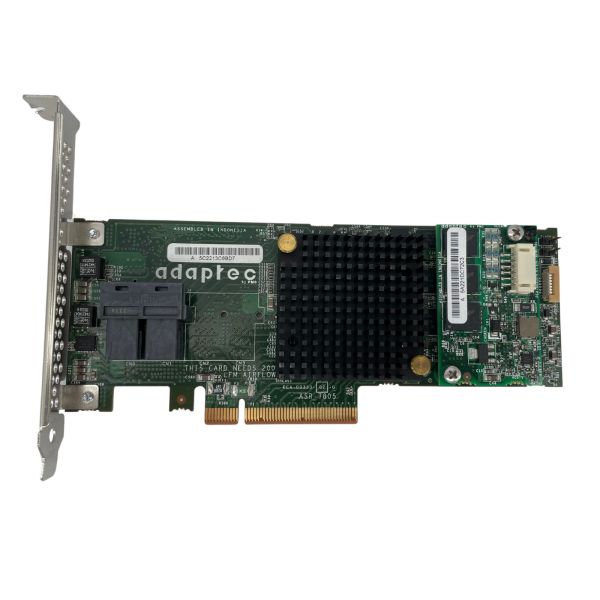 Adaptec ASR-7805 PCIe 3.0 RAID Controller Full-Profile 8 Ports 6Gb/s SAS/SATA