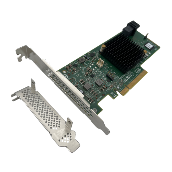 LSI Avago Broadcom 9341-4i RAID Controller PCIe Low & Full-Profile SAS3 12Gbps