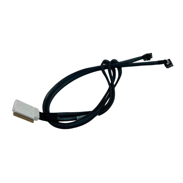 Supermicro CBL-SAST-0826 SFF-8654 to 2x SFF-8643 SlimSAS to MiniSASHD Angled