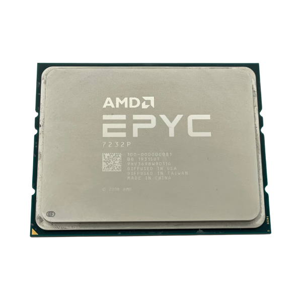 AMD EPYC 7232P 8-Core 3.1GHz SP3 Server CPU 120W TDP 32MB Cache Prozessor