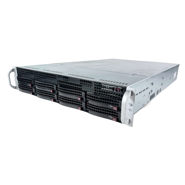 Supermicro CSE-825 2U Chassis 8x 3.5" SAS825TQ 2x PWS-741P-1R 80Plus Titantium