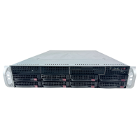 Supermicro CSE-825 2U Chassis 8x 3.5" SAS825TQ 2x PWS-741P-1R 80Plus Titantium