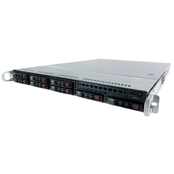 Supermicro CSE-113 1U Gehäuse 8x 2.5" SAS/SATA 2x 500W PWS-504P-1R SAS113TQ