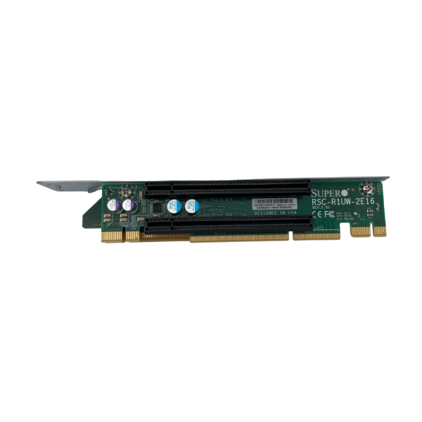 Supermicro 1U Riser Card with Cage RSC-WR-6 REV 1.02 & RSC-R1UW-2E16 REV 2.00
