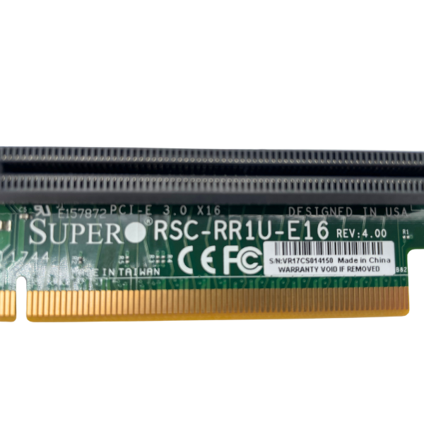 Supermicro Riser Card 1U RSC-RR1U-E16 Rev. 4.00 PCI-E x16 Passive