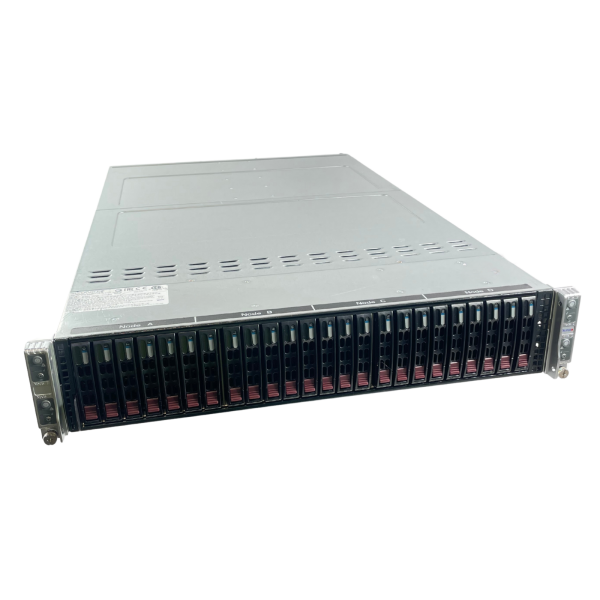 Supermicro SYS-2028TP-HC1R 2U 4-Node Server 24x2.5" Bays 2xPWS-2K04A-1R PSU