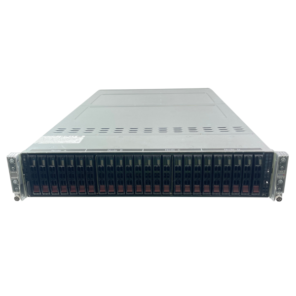 Supermicro SYS-2028TP-HC1R 2U 4-Node Server 24x2.5" Bays 2xPWS-2K04A-1R PSU
