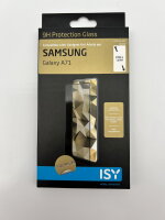 ISY Premium 9H Displayschutz Glas für Samsung Galaxy A71 - Anti-Fingerabdruck