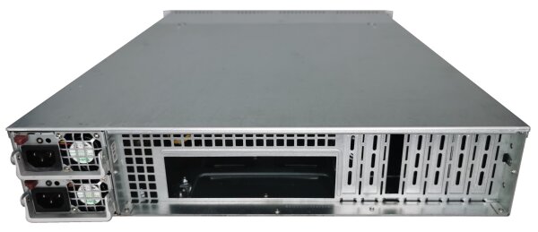Supermicro CSE-825 2U 2HE, BPN-SAS3-825TQ 8x SATA, ohne Mainboard, 2xPWS-741P-1R