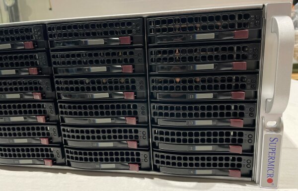 Supermicro CSE-846 4U JBOD Server Storage Chassis 24x 3,5" BPN-SAS2-846EL1