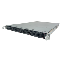 Supermicro CSE-815 1U Chassis 4x 3.5" Bays...