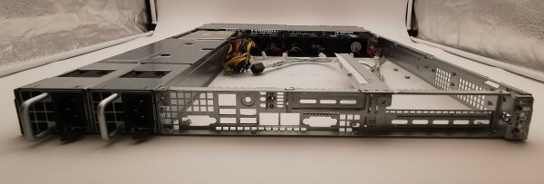 Supermicro Server Gehäuse CSE-815 1U BPN-SAS815TQ 2x PWS-706P-1R 80+ Platinum