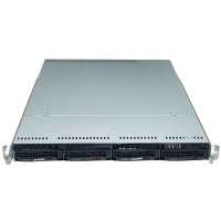 Supermicro Server Gehäuse CSE-815 1U BPN-SAS815TQ 2x PWS-706P-1R 80+ Platinum