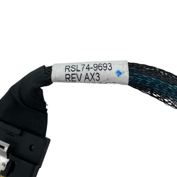 Amphenol 26II-IC5407-7500-SB / RSL74-9693 Slimline SASx8 (SFF8654) -to- 8 SATA 75CM