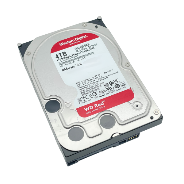 Western Digital Red 4TB WD40EFAX 3.5" SATA 6Gb/s 5400 RPM 256MB Cache NAS HDD