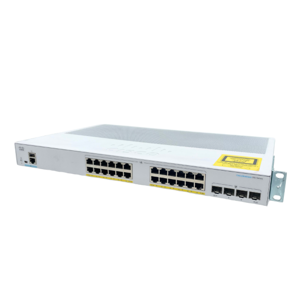 Cisco CBS250-24PP-4G 24-Port Gigabit PoE 4-SFP Smart Switch L3-Routing