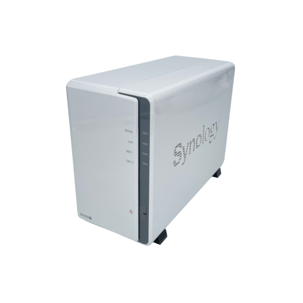 Synology DS220j 2-Bay 3,5" SATA Desktop-NAS Weiß 512MB DDR4 RAID1 1GbE