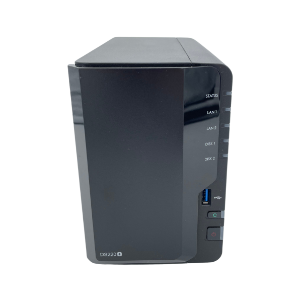 Synology DS220+ 2-Bay 3,5" SATA Desktop-NAS Schwarz 2GB DDR4 RAID1 Intel J4025