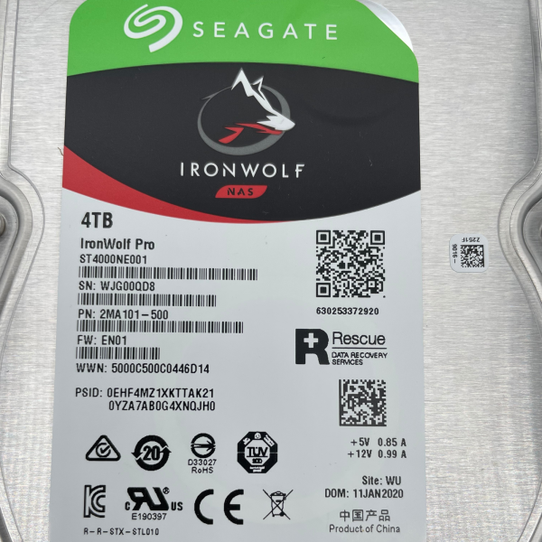 Seagate IronWolf Pro 4TB ST4000NE001 3,5" SATA 6Gb/s 7200RPM 265MB Cache HDD