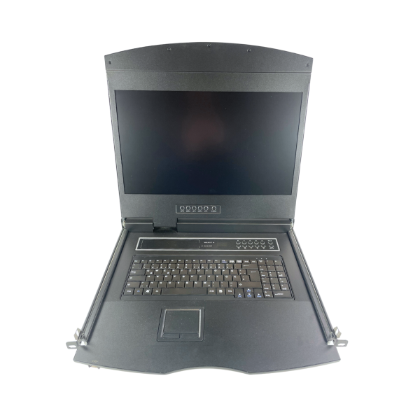 AS-9100 DLS - 19" DVI KVM Konsole + DLS-D08 8 Port Modul