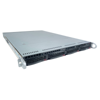 Supermicro CSE-815 1U Server Chassis 300W PSU 4x3.5" Bays SAS-815-TQ Ears Caddys