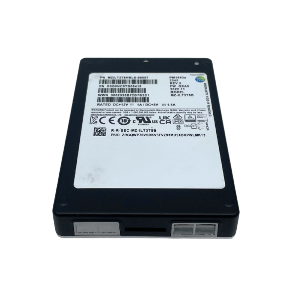 Samsung PM1643a 3.84TB 2.5" SSD SAS 12G DWPD 1 MZILT3T8HBLS-00007