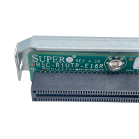 Supermicro RSC-R1UTP-E16R Rev. 4.00 Riser Card PCIe x16 Riserkarte inkl. Rahmen
