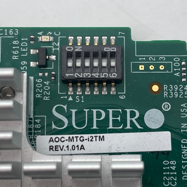 Supermicro AOC-MTG-i2TM X550 Add-on Card Dual Port 10GbE RJ45 Netzwerkadapter