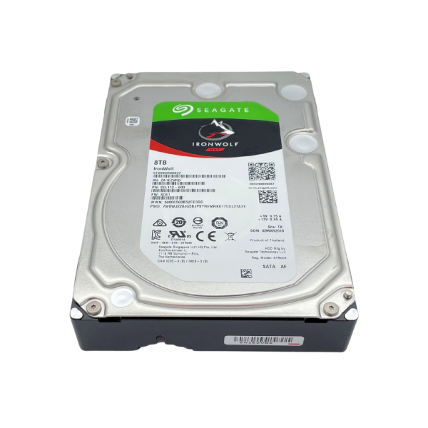 Seagate 8TB Festplatte IronWolf NAS HDD ST8000VN0022 3,5 Zoll SATA III 7200 RPM