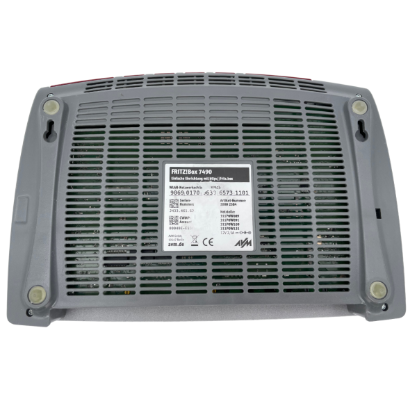 AVM FRITZBox 7490 VDSL ADSL 4-Port Gigabit WLAN MESH Internet Router