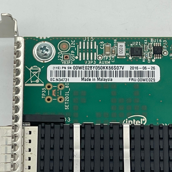 Lenovo OPA 100 1-Port 100G QSFP28 Omni-Path Netzwerkkarte PCIe Adapter 00WE029