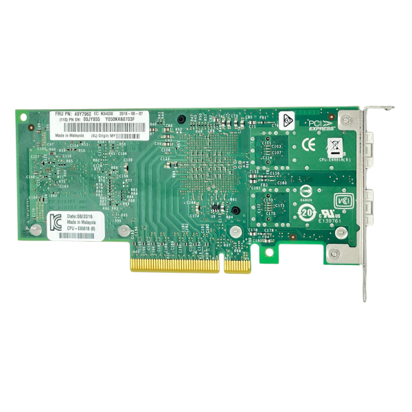 Archiv - Intel IBM X520-DA2 FC Dual-Port 10GbE PCIe x8 Netzwerkkarte Low Profile 49Y7962