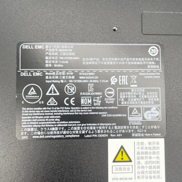 Dell PowerSwitch N2224X-ON 24xRJ-45 SFP28 QSFP+ 550W Managed Switch 210-ASPJ