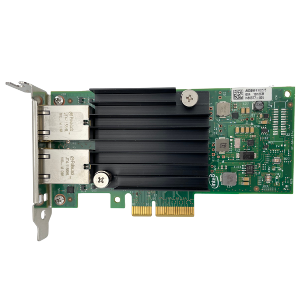 Intel X550-T2 Dual Port 2x10Gbit/s Netzwerkkarte Low Profile PCIe x4 X550T2BLK