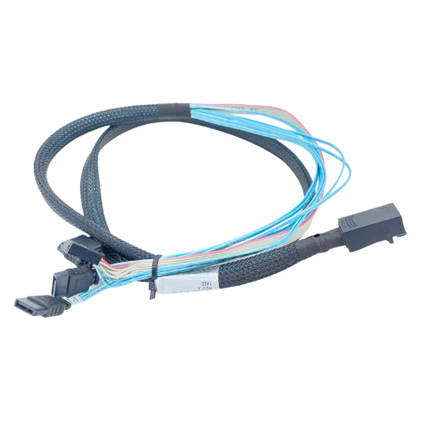 Supermicro 1m SA-F43S7PS-1M-N2 12G MiniSAS HD SFF-8643 zu 4x SATA Breakout-Kabel