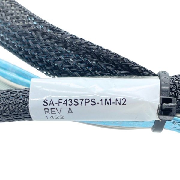 Supermicro 1m SA-F43S7PS-1M-N2 12G MiniSAS HD SFF-8643 zu 4x SATA Breakout-Kabel