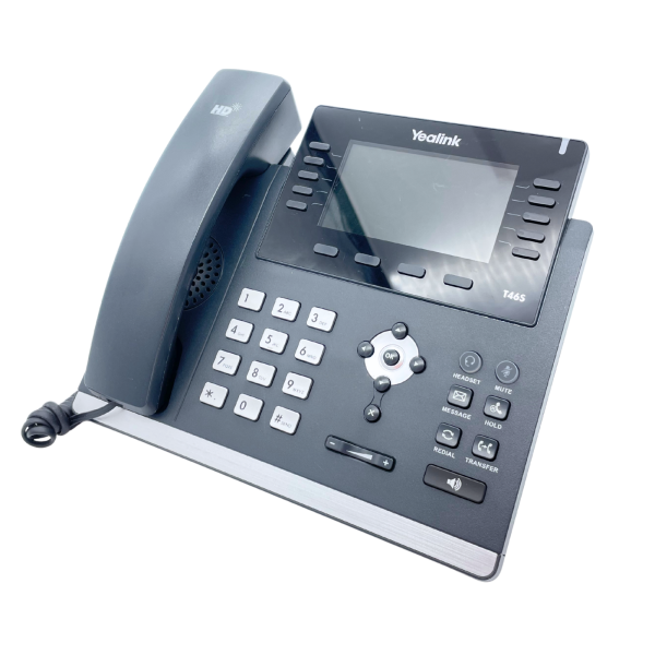 Yealink SIP-T46S IP-Telefon Farbdisplay 2x Gigabit Ethernet USB 2.0 PoE Ständer