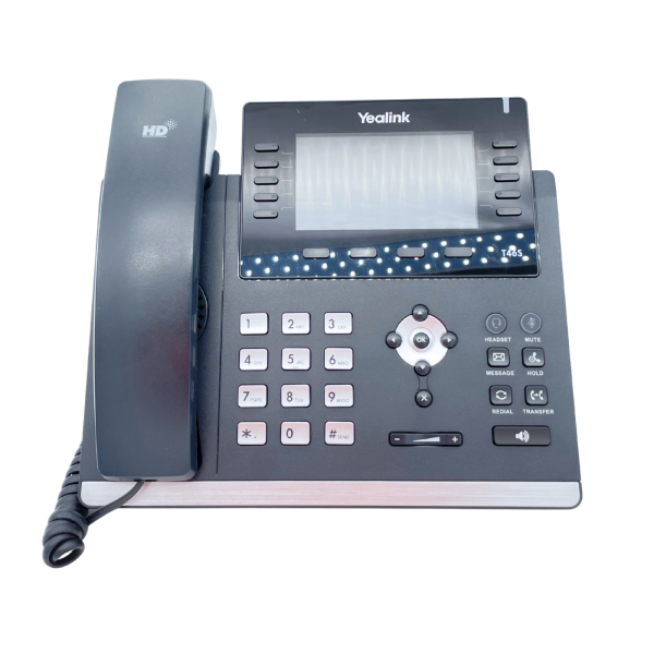 Yealink SIP-T46S IP-Telefon Farbdisplay 2x Gigabit Ethernet USB 2.0 PoE Ständer