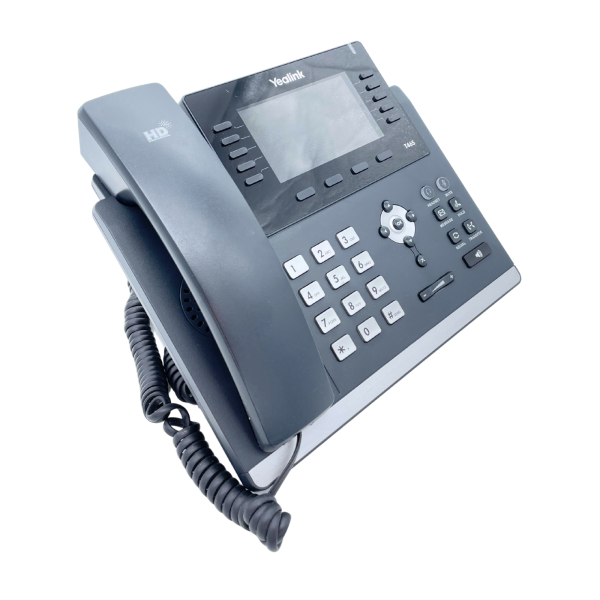 Yealink SIP-T46S IP-Telefon Farbdisplay 2x Gigabit Ethernet USB 2.0 PoE Ständer