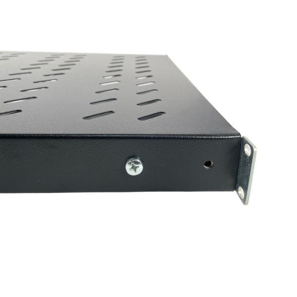 19" Fachboden variabel für Serverschränke 700-750 tief bis 100kg Last schwarz