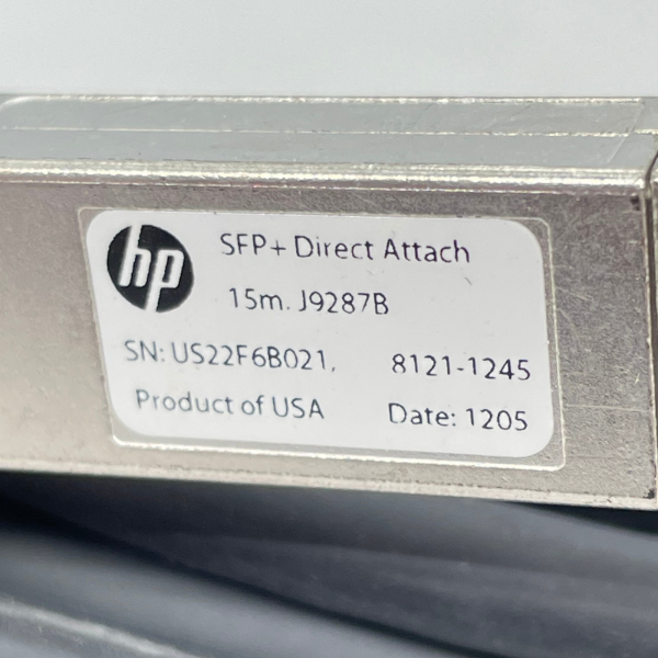 HP J9287B 15m SFP+ auf SFP+ Direct Attach AOC 10 Gbit 850 nm Multimode Faser MM