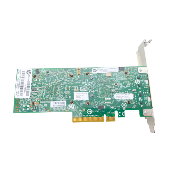 HPE 530T Dual Port 10G RJ45 Ethernet Adapter PCIe 2.0 x8