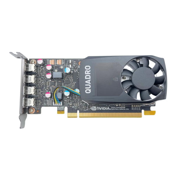 Nvidia Dell Quadro P600 2GB GDDR5 PCIe3 x16 4x Mini-DP Low Profile Grafikkarte