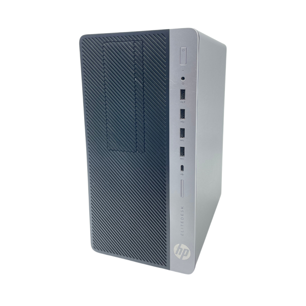 HP EliteDesk 750 G4 MT Ryzen 2400 16GB DDR4 200GB SSD Vega Microtower Desktop PC