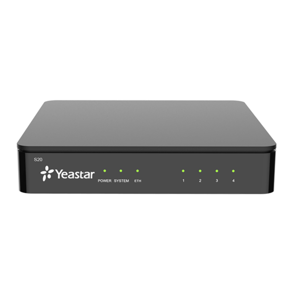 Yeastar S20 VoIP PBX bis zu 20 Benutzer 10 Gespräche 20 Tunks 2x 100 Mbps