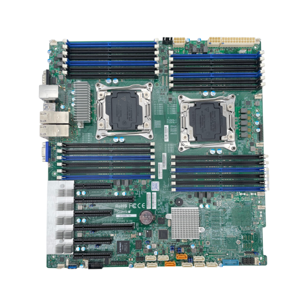 Supermicro X10DRI-T4+ Mainboard E.E ATX Dual Socket 2x Intel Xeon E5-2698 V4 CPU