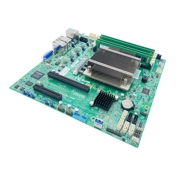 Supermicro X10SLM+-LN4F Mainboard 4x 8GB DDR3 RAM Intel Xeon E3-1280 v3 4x 1GbE