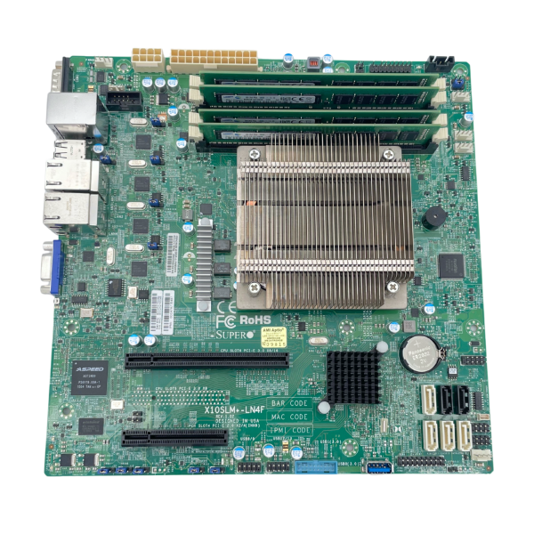 Supermicro X10SLM+-LN4F Mainboard 4x 8GB DDR3 RAM Intel Xeon E3-1280 v3 4x 1GbE