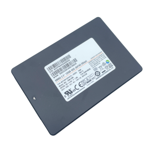 Samsung MZ7KM120HAFD 120GB 6G 2,5Zoll SATA 6Gb/s SSD bis zu 520/485 MB/s PLP AES SM863
