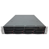 Supermicro CSE-825 2U 2HE Server Chassis 8x SATA...